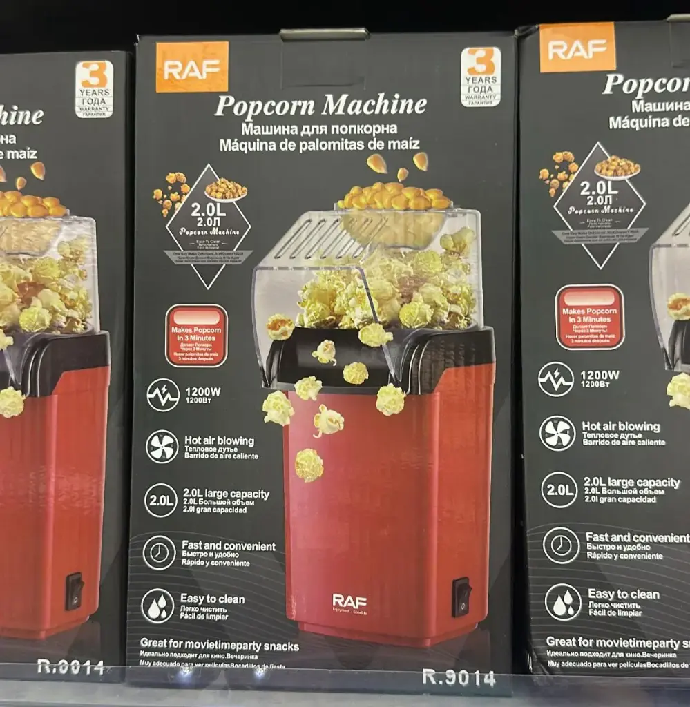 Maquina para hacer palomitas