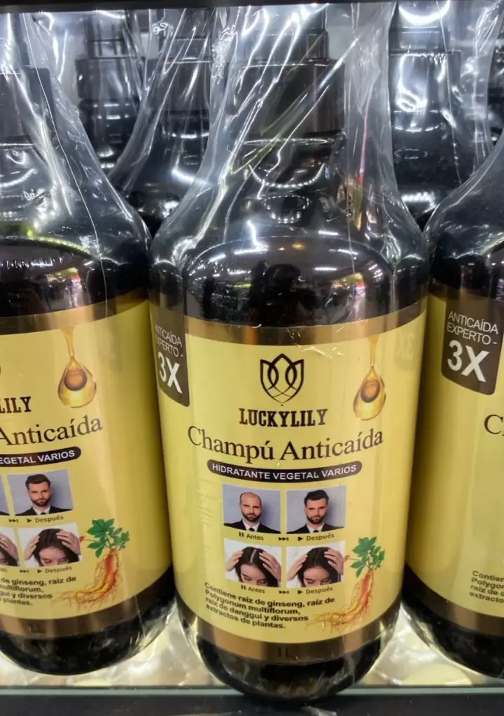 Shampoo anticaída con ginseng