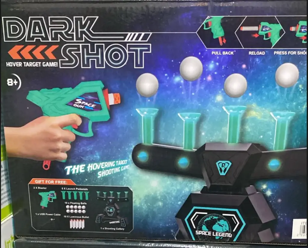 Juego disparador de pelotas flotantes