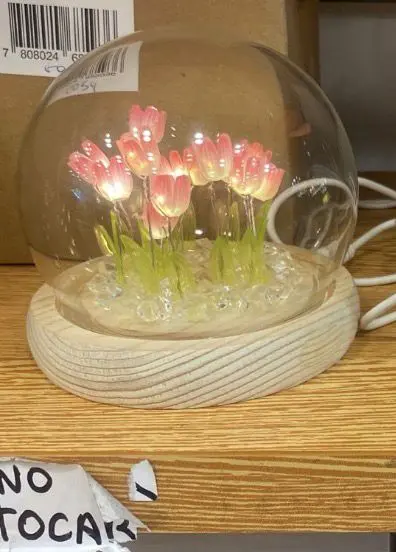 Lampara de tulipanes