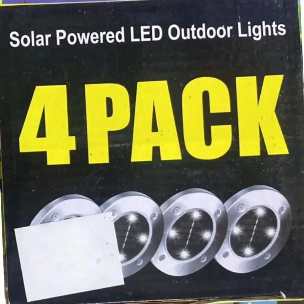 Pack de 4 luces solares