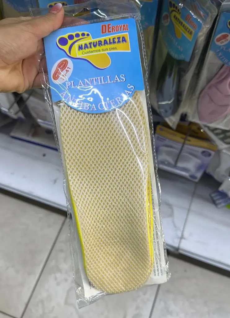 Plantilla antibacteria