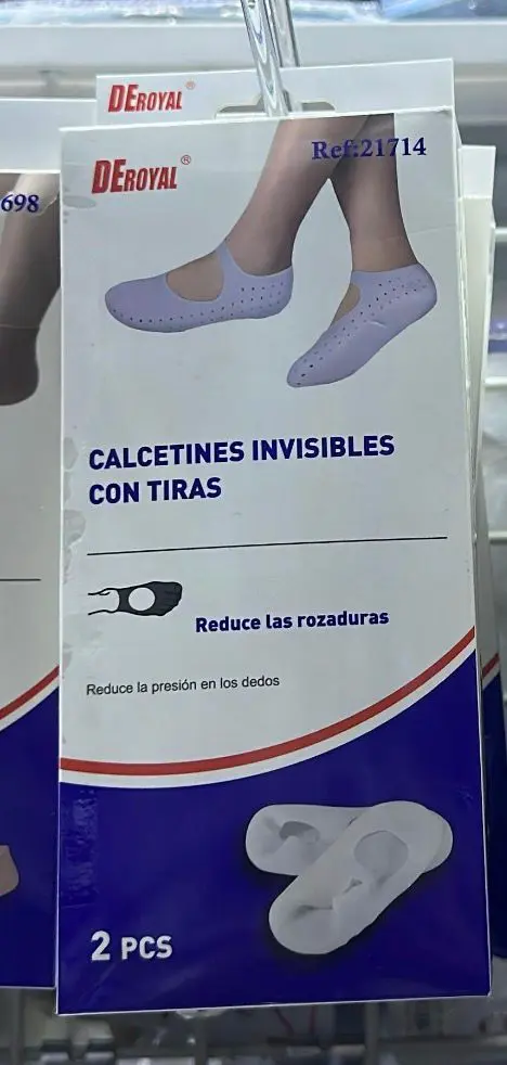 Calcetines invisibles con tiras