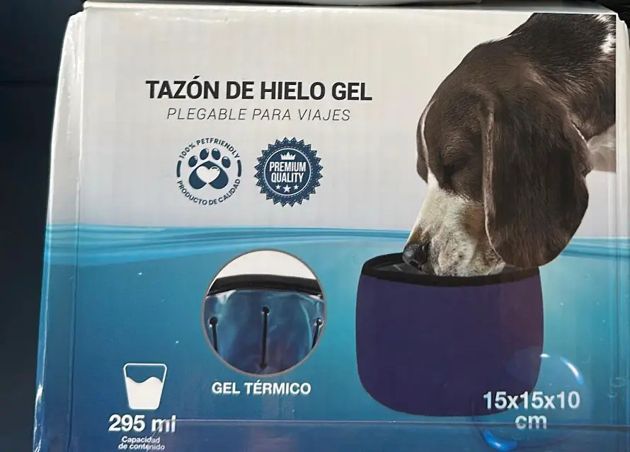 Tazón de hielo gel para perros