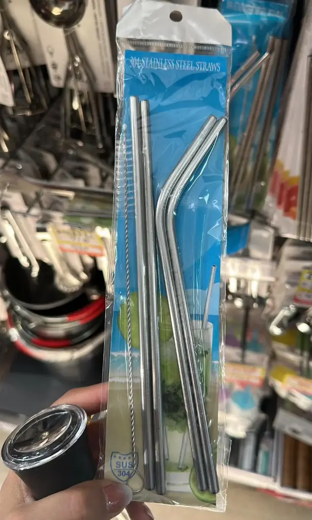 Pitillos de aluminio con limpiador