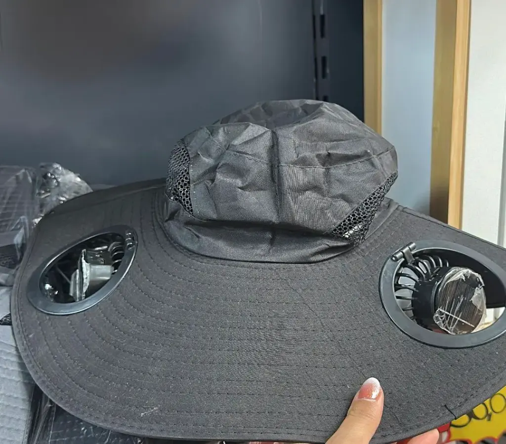 Gorro con ventilador