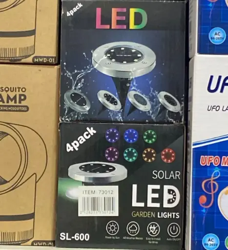 Pack de 4 luces solares