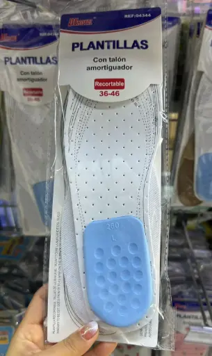 Plantilla con talon amortiguador