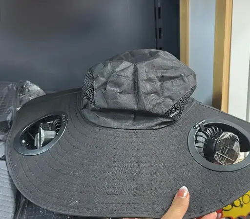 Gorro con ventilador